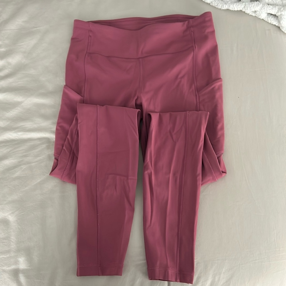Pink Lululemon Leggings